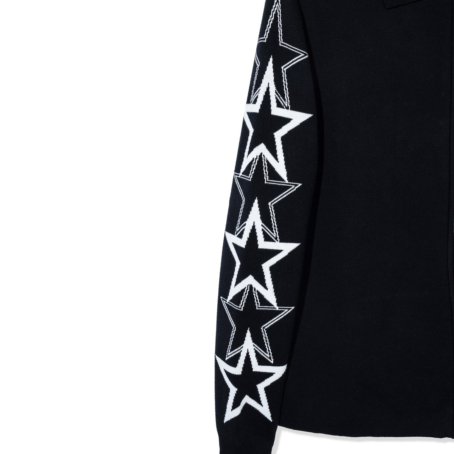 Star Zip Up Sweater