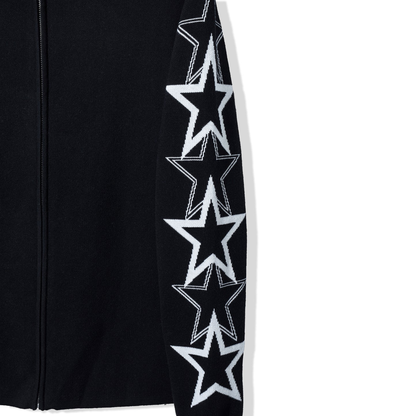 Star Zip Up Sweater