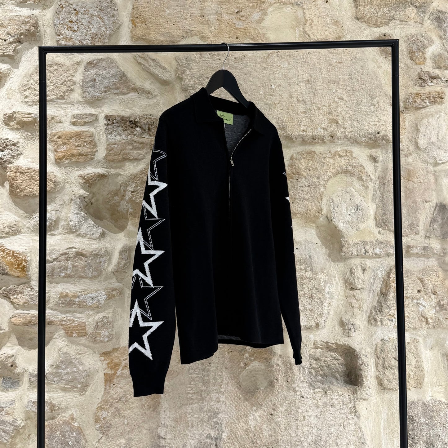 Star Zip Up Sweater